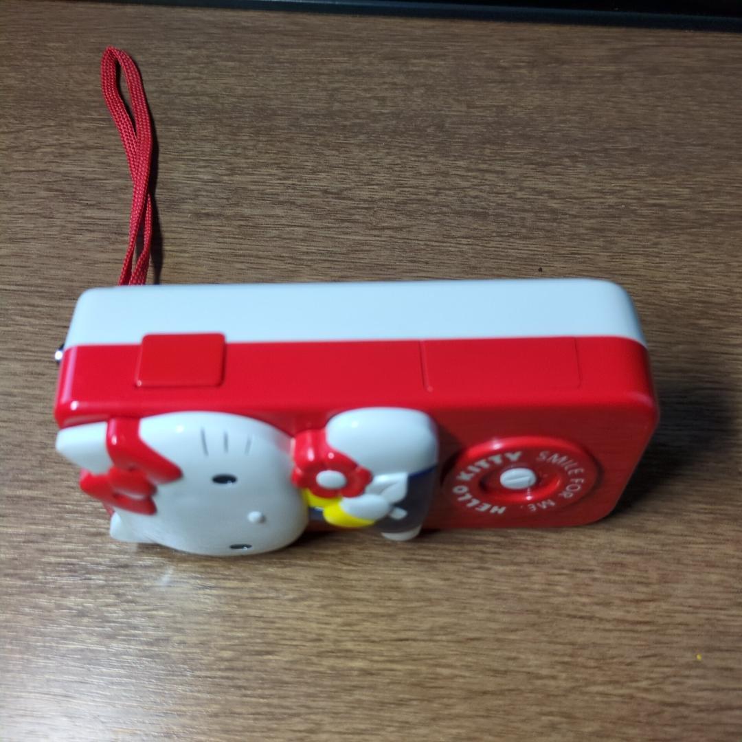 ハローキティ【レア美品】トイカメラ/ 赤と白/ 専用ソフトケース&ストラップ付き