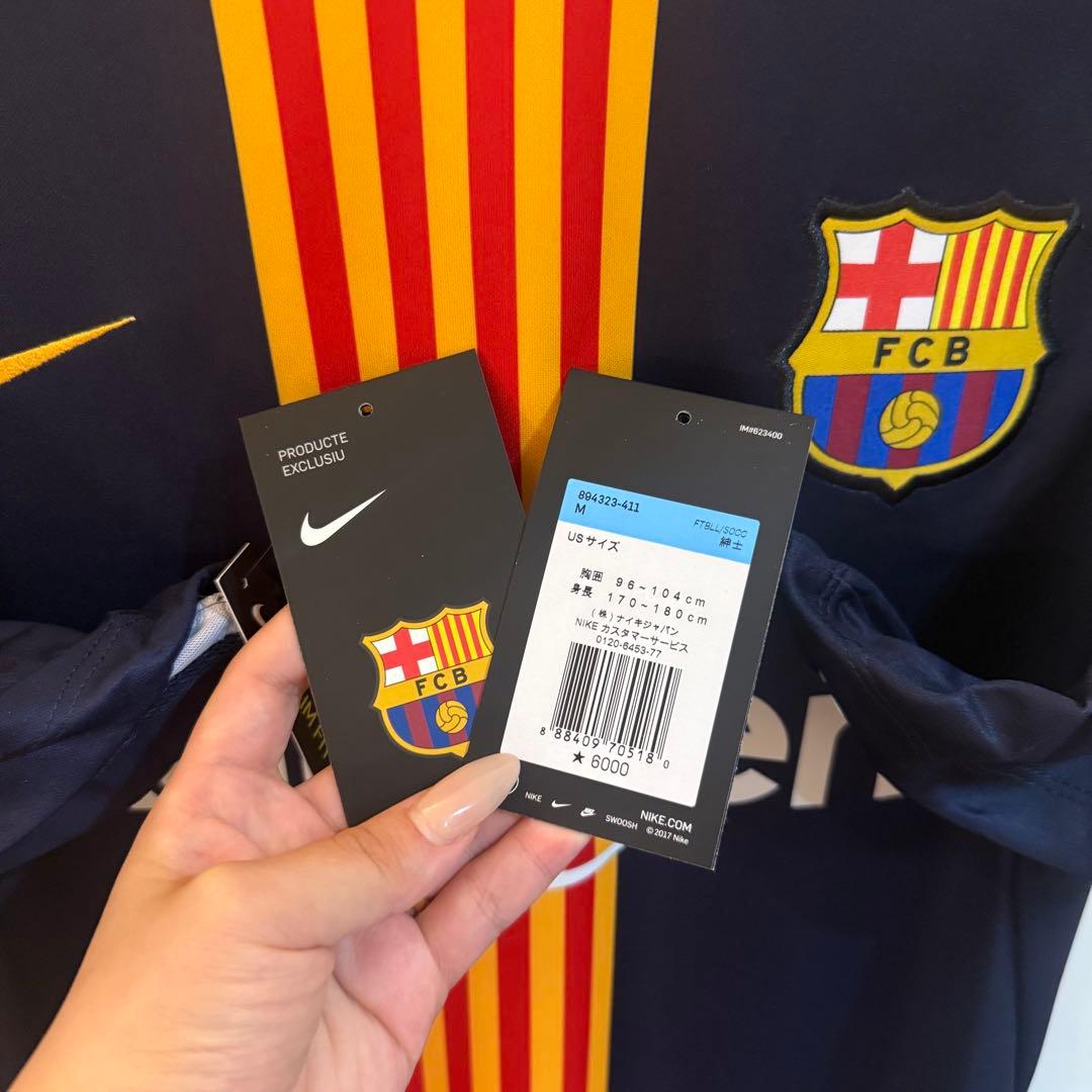 【新品タグ付き】バルセロナ デンベレ #11 AUTHENTIC サード M