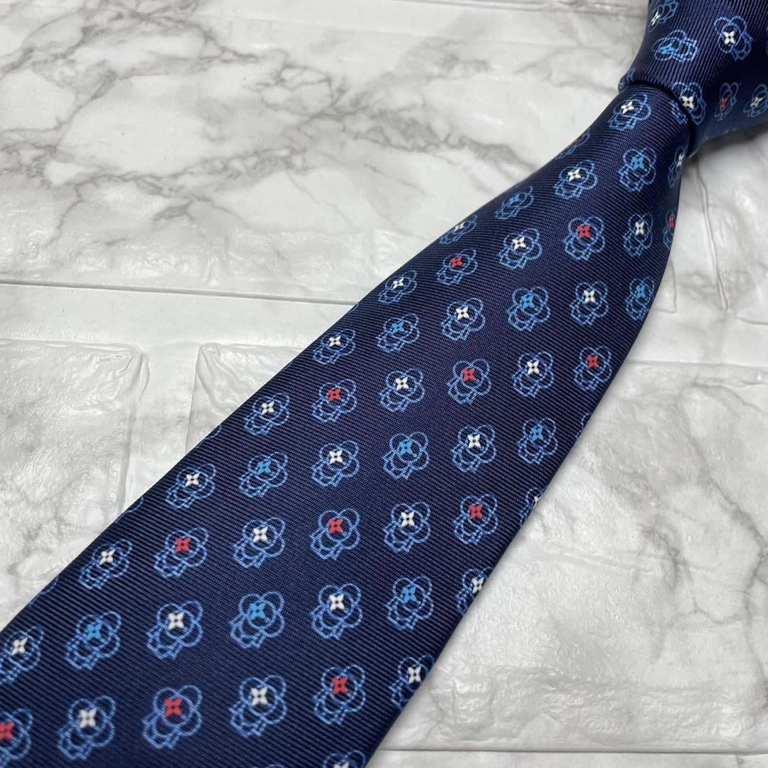 未使用　ルイヴィトン　LOUIS VUITTON ネクタイ　　ヴィヴィエンヌ