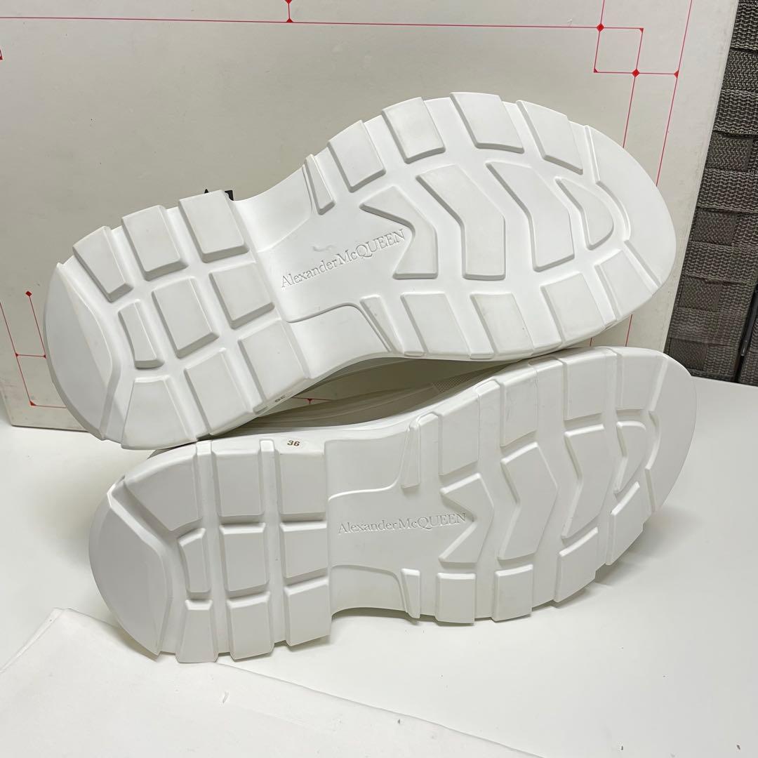 か*む様 未使用　Alexander McQueen 厚底スニーカー ホワイト