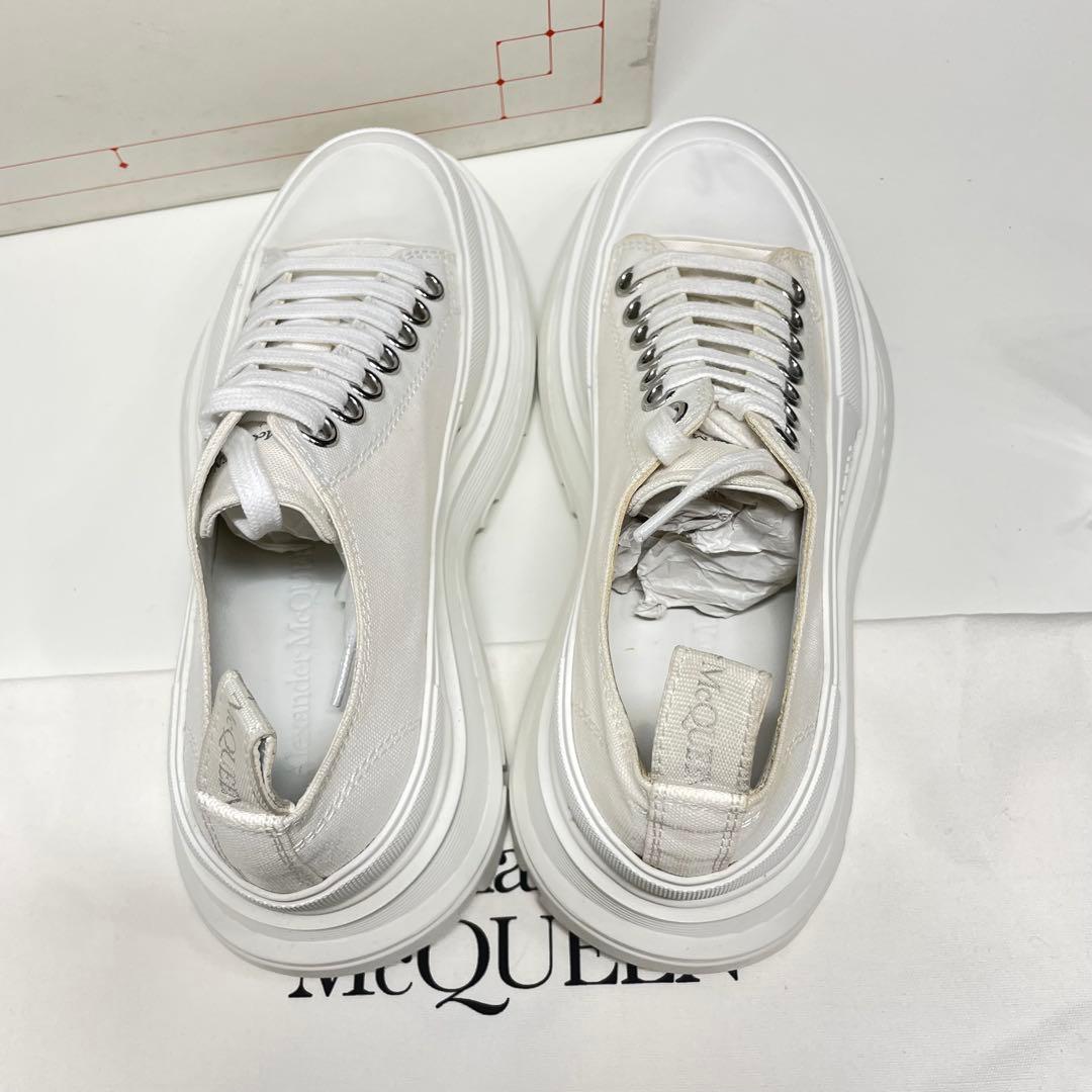 か*む様 未使用　Alexander McQueen 厚底スニーカー ホワイト