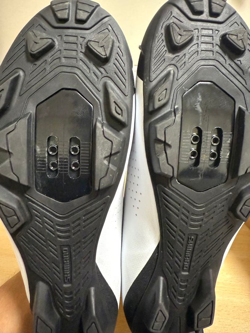 【未使用】SHIMANO ビンディングシューズ SH-XC300 ホワイト 44