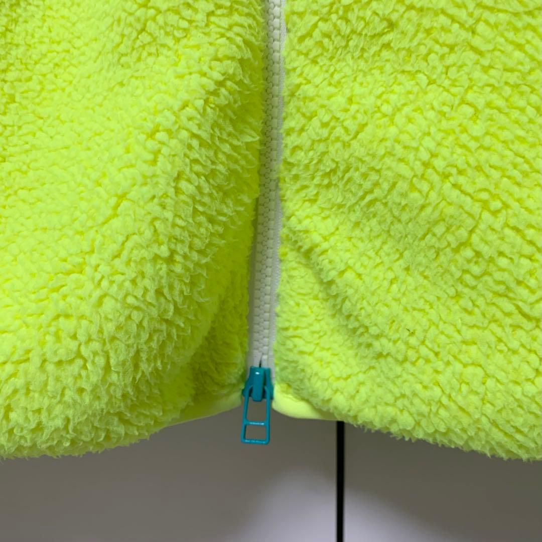 ニューバランスゴルフ フリースフルジップフーディ ジャケット ネオンイエロー