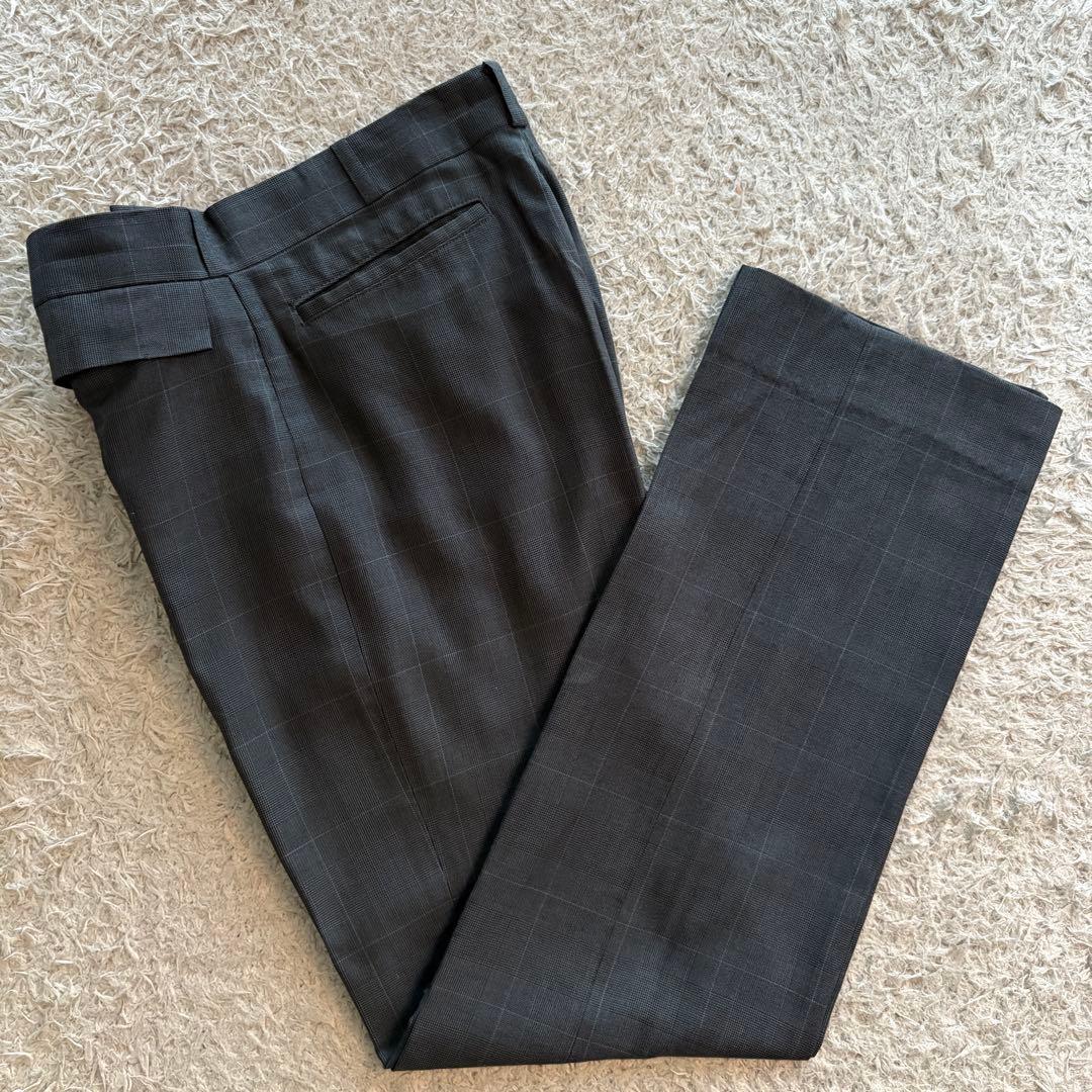 ★セットアップ★ Zazous スーツ グレンチェック シングル ドット 灰色