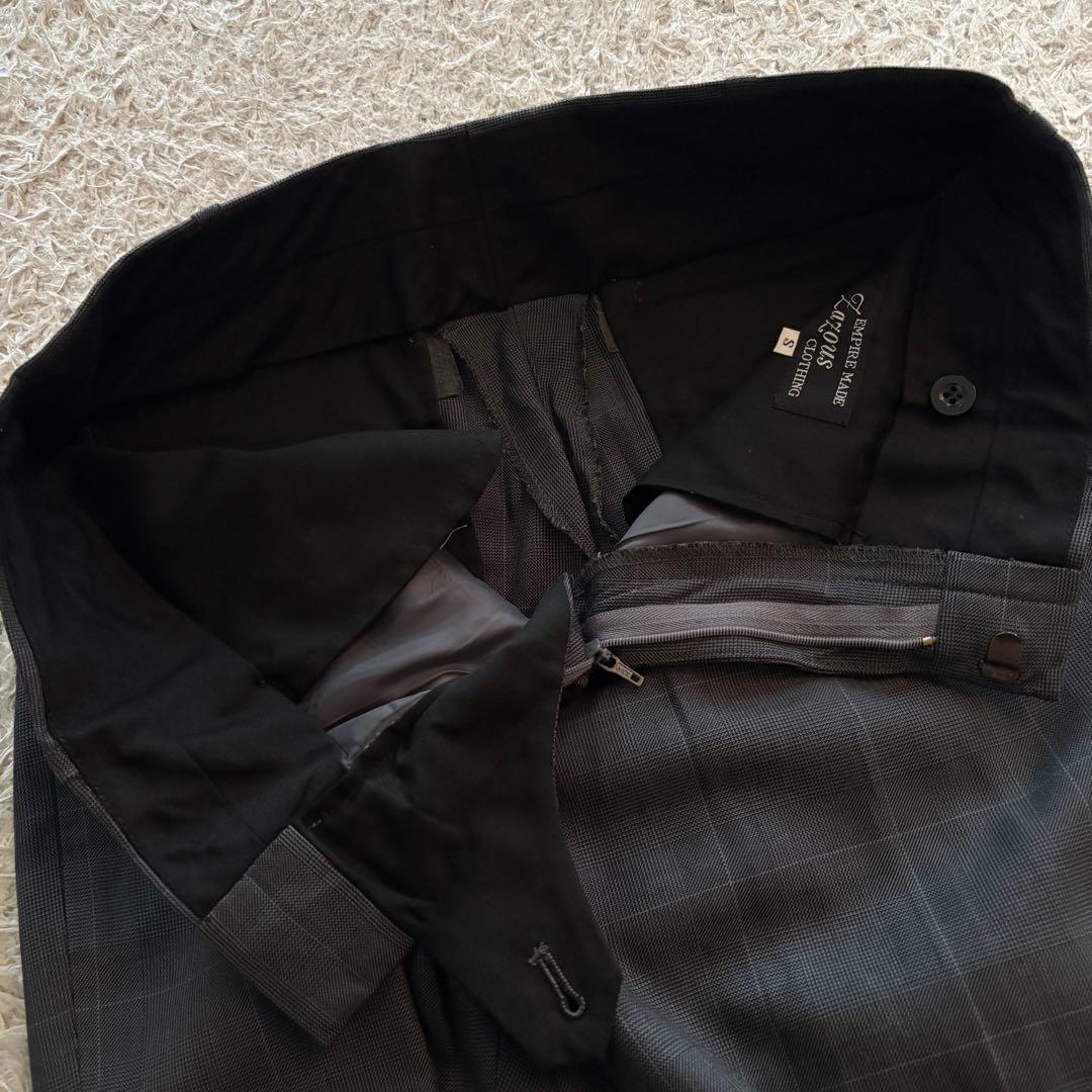 ★セットアップ★ Zazous スーツ グレンチェック シングル ドット 灰色