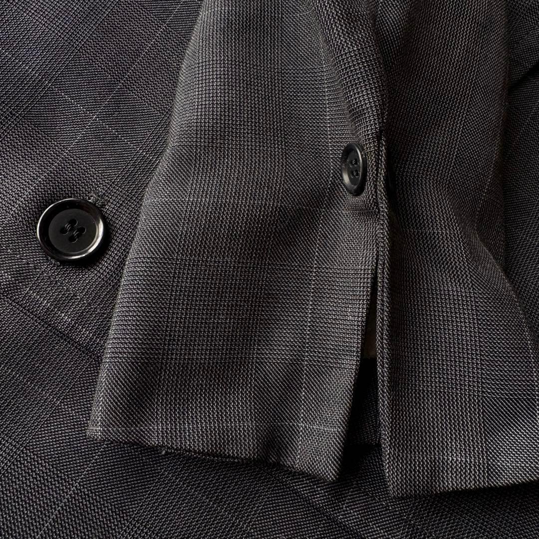 ★セットアップ★ Zazous スーツ グレンチェック シングル ドット 灰色