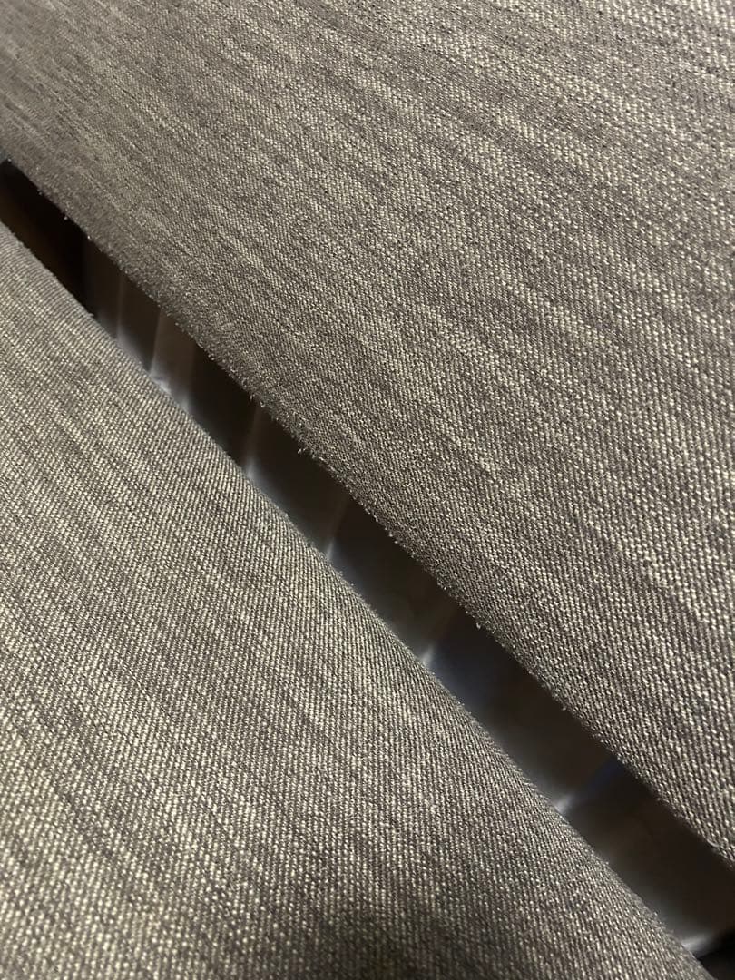 ニトリ　リビングダイニング2人掛けチェア ブラウン