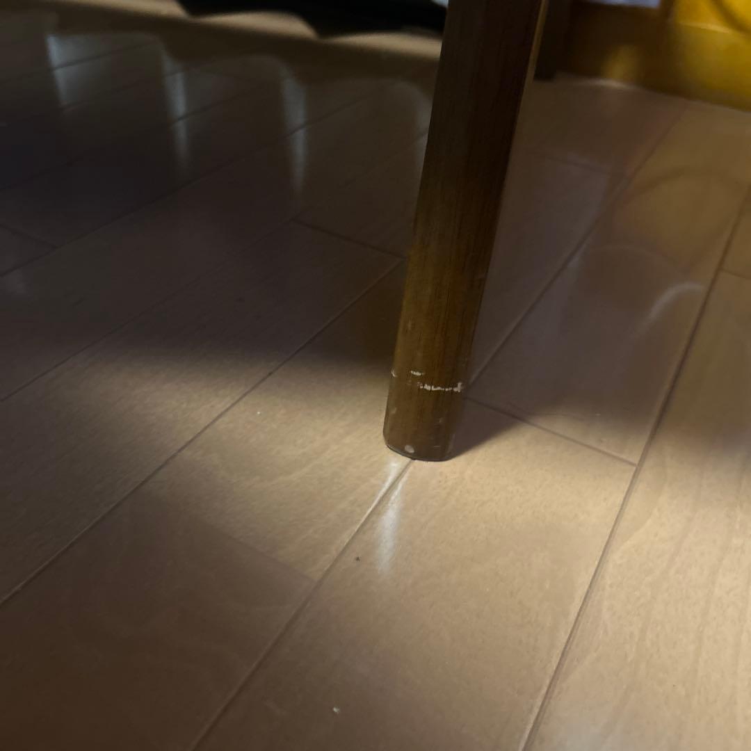 ニトリ　リビングダイニング2人掛けチェア ブラウン