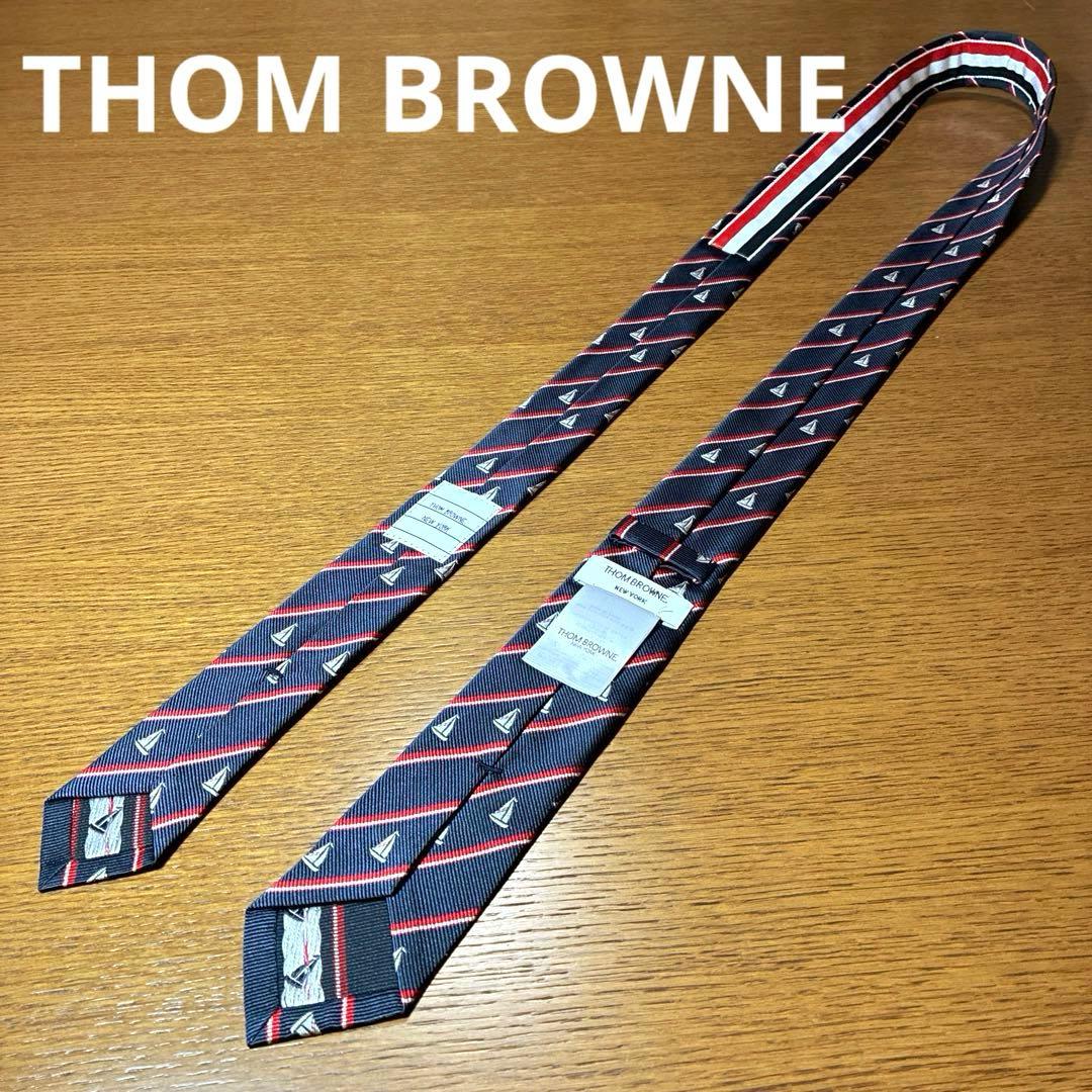 【美品】THOM BROWNE トムブラウン ネクタイ