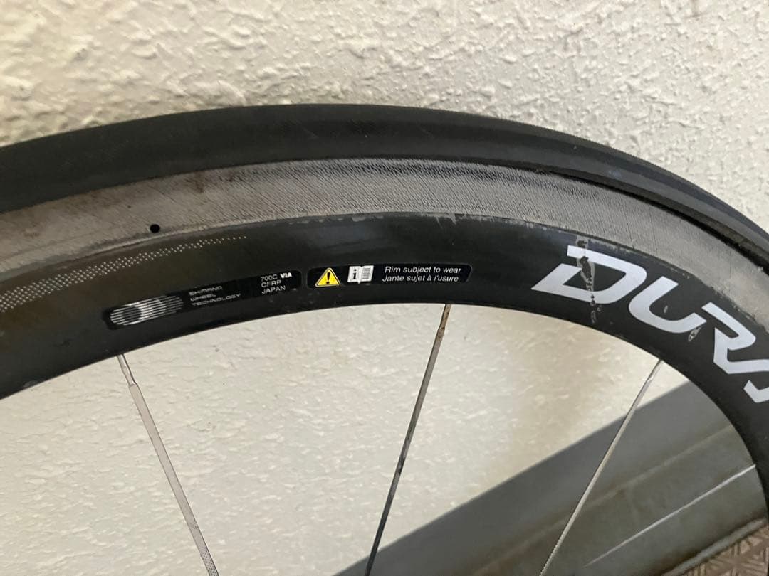 100km未満使用SHINANOシマノDURA-ACEチューブラーホイールC50