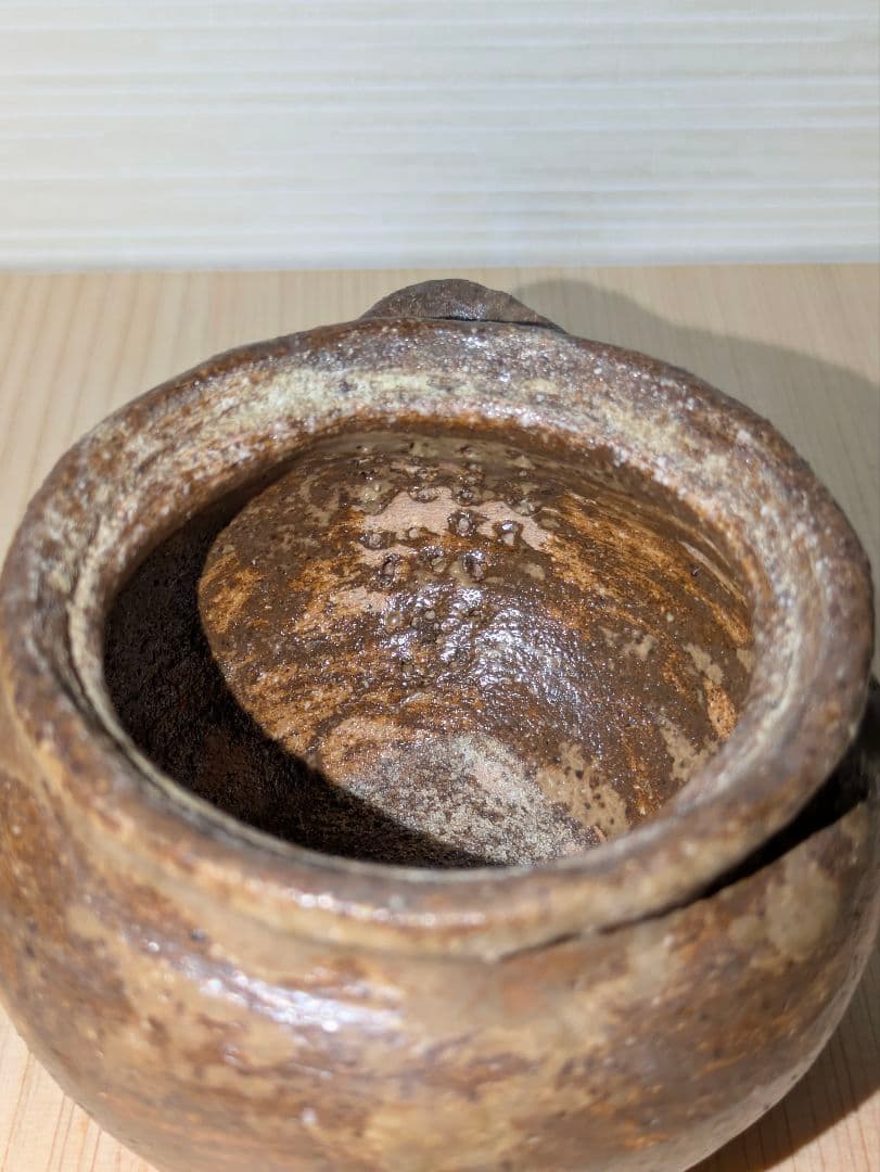 備前焼　宝瓶　煎茶道具