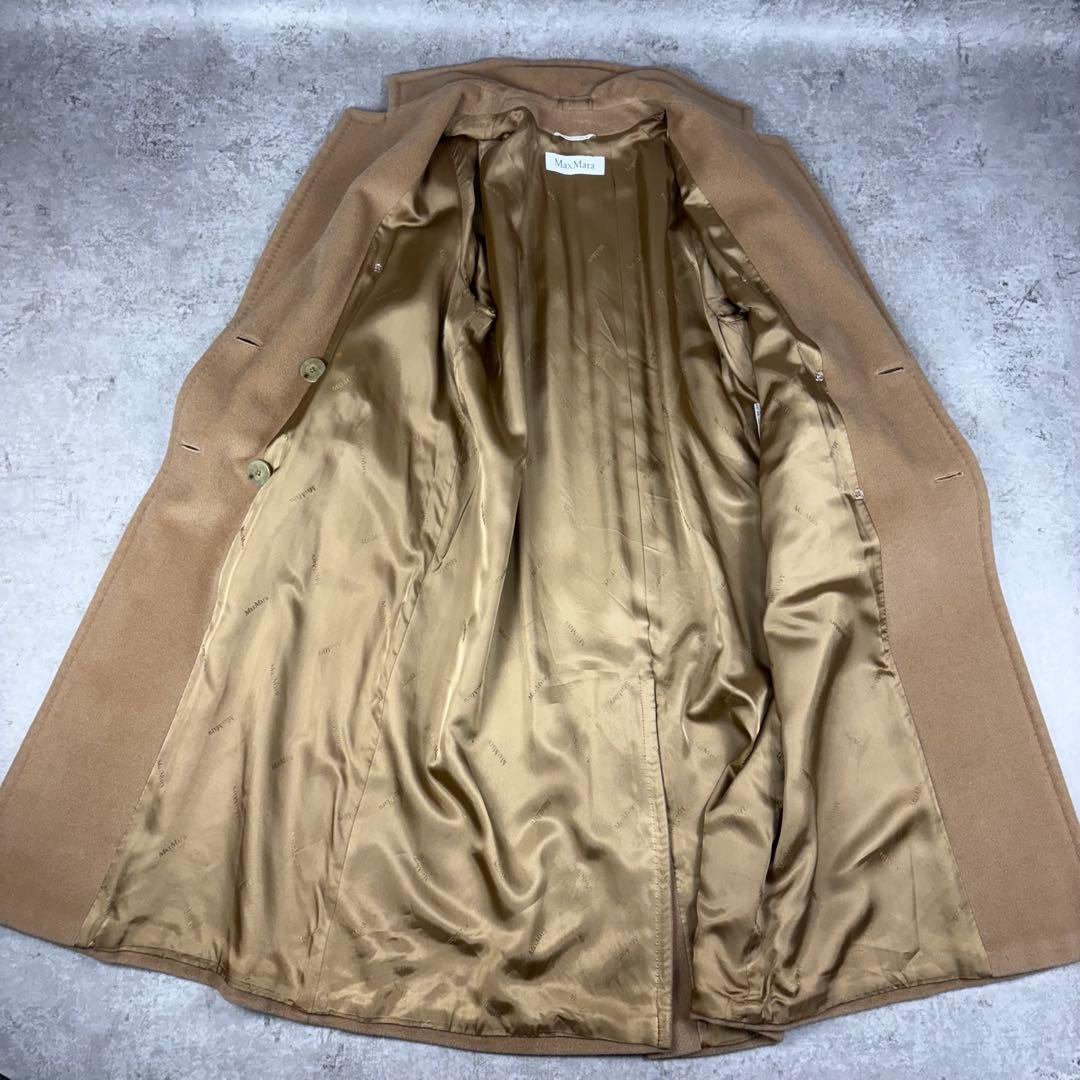 マックスマーラ　MaxMara 40 ダブルブレスト　カシミヤ混　コート　白タグ