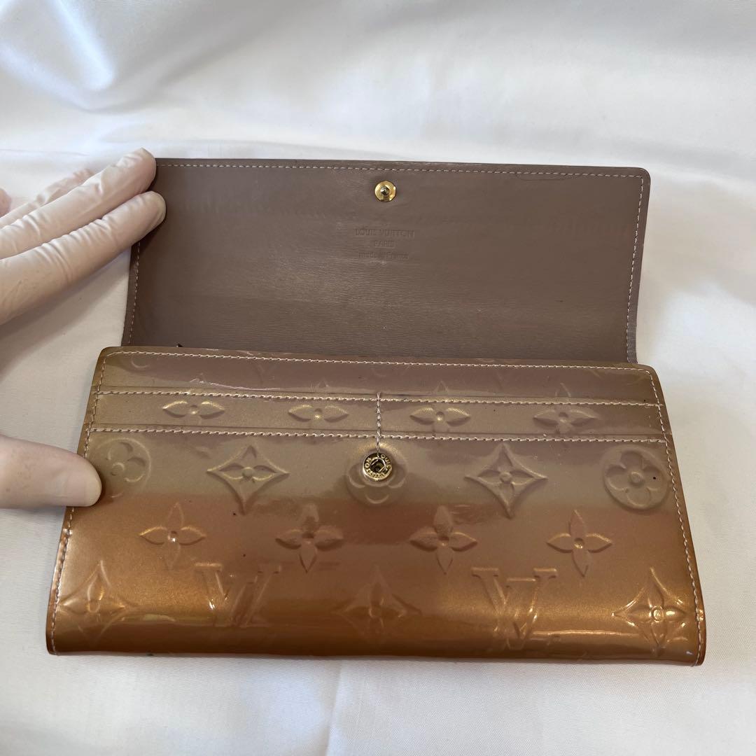 ルイヴィトン LOUISVUITTON 長財布 ポルトフォイユサラ ゴールド