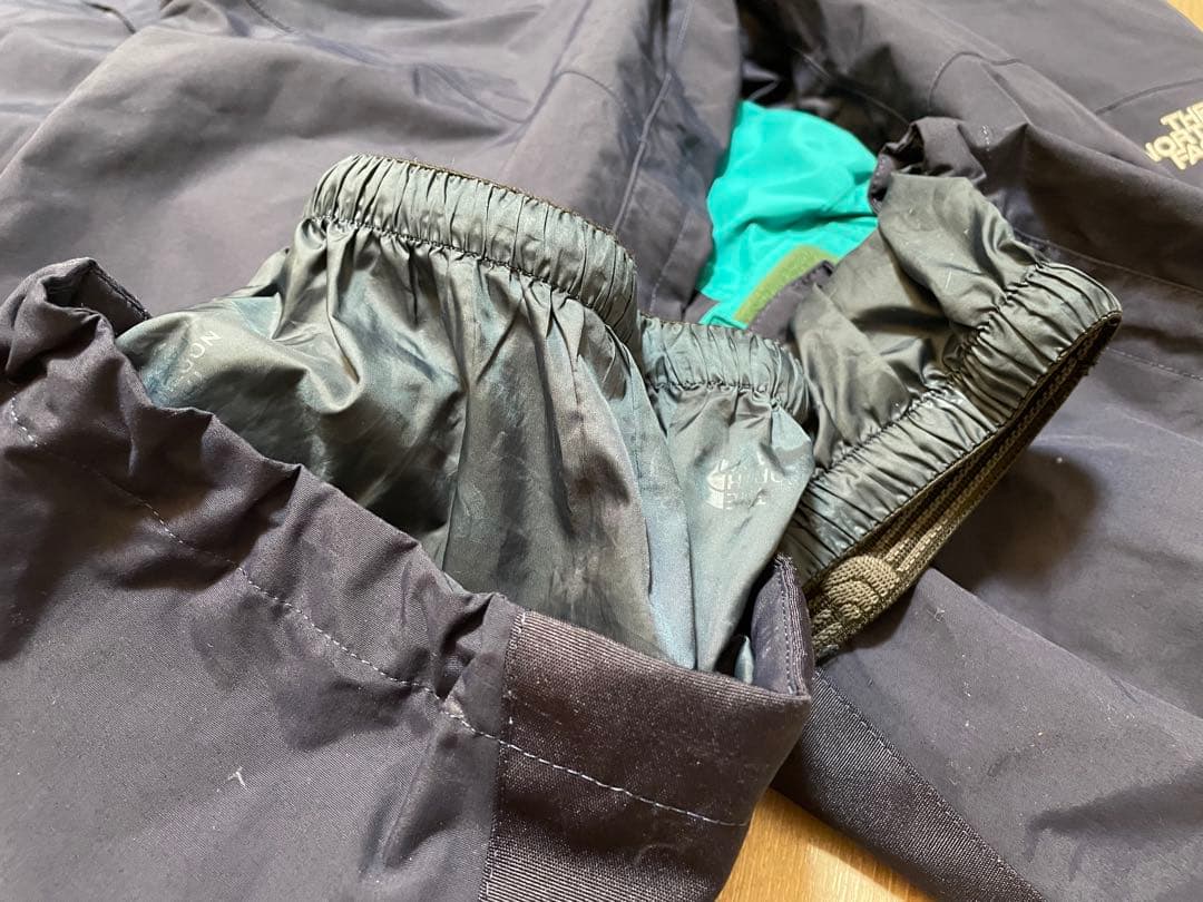 キッズ ノースフェイス 140cm スキーウェア セットアップ 中古美品