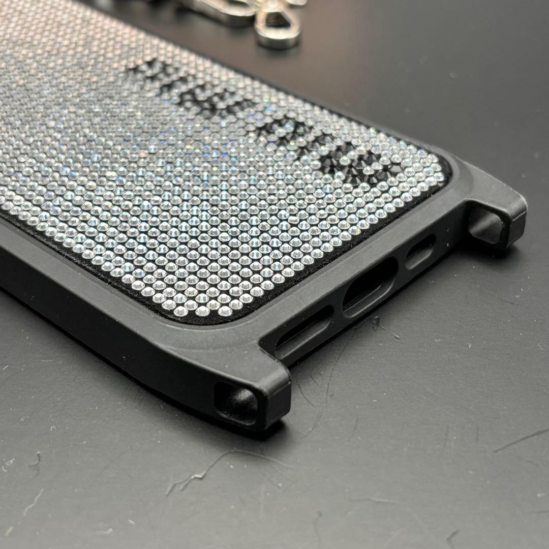 極美品 miumiu iPhone 12/12 Proケース チェーン付き