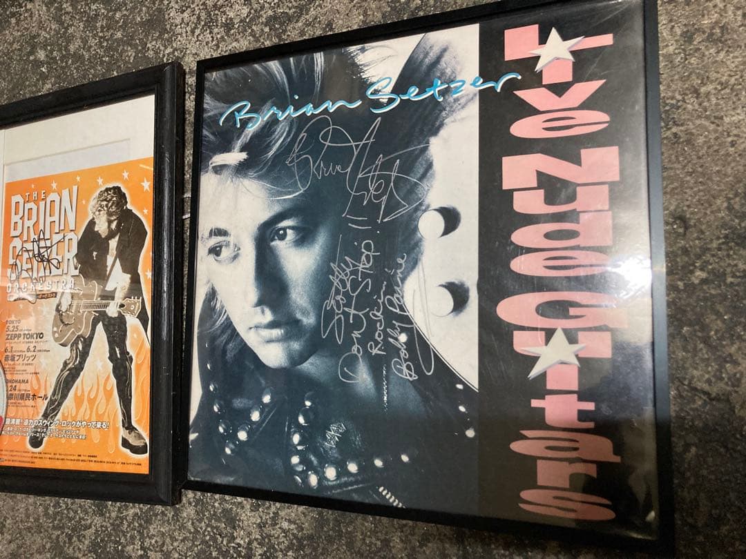 サイン入り CDセット ストレイ・キャッツ ブライアン・セッツァー