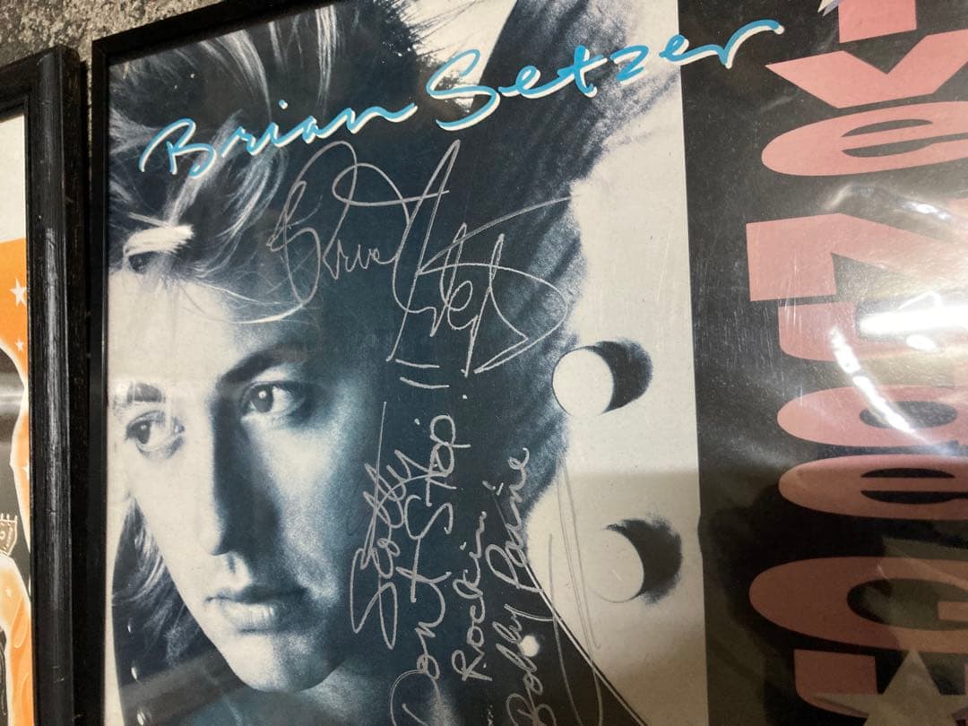 サイン入り CDセット ストレイ・キャッツ ブライアン・セッツァー