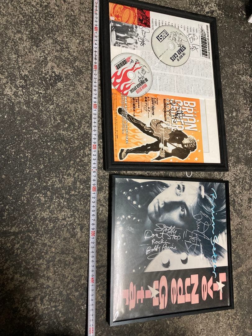 サイン入り CDセット ストレイ・キャッツ ブライアン・セッツァー