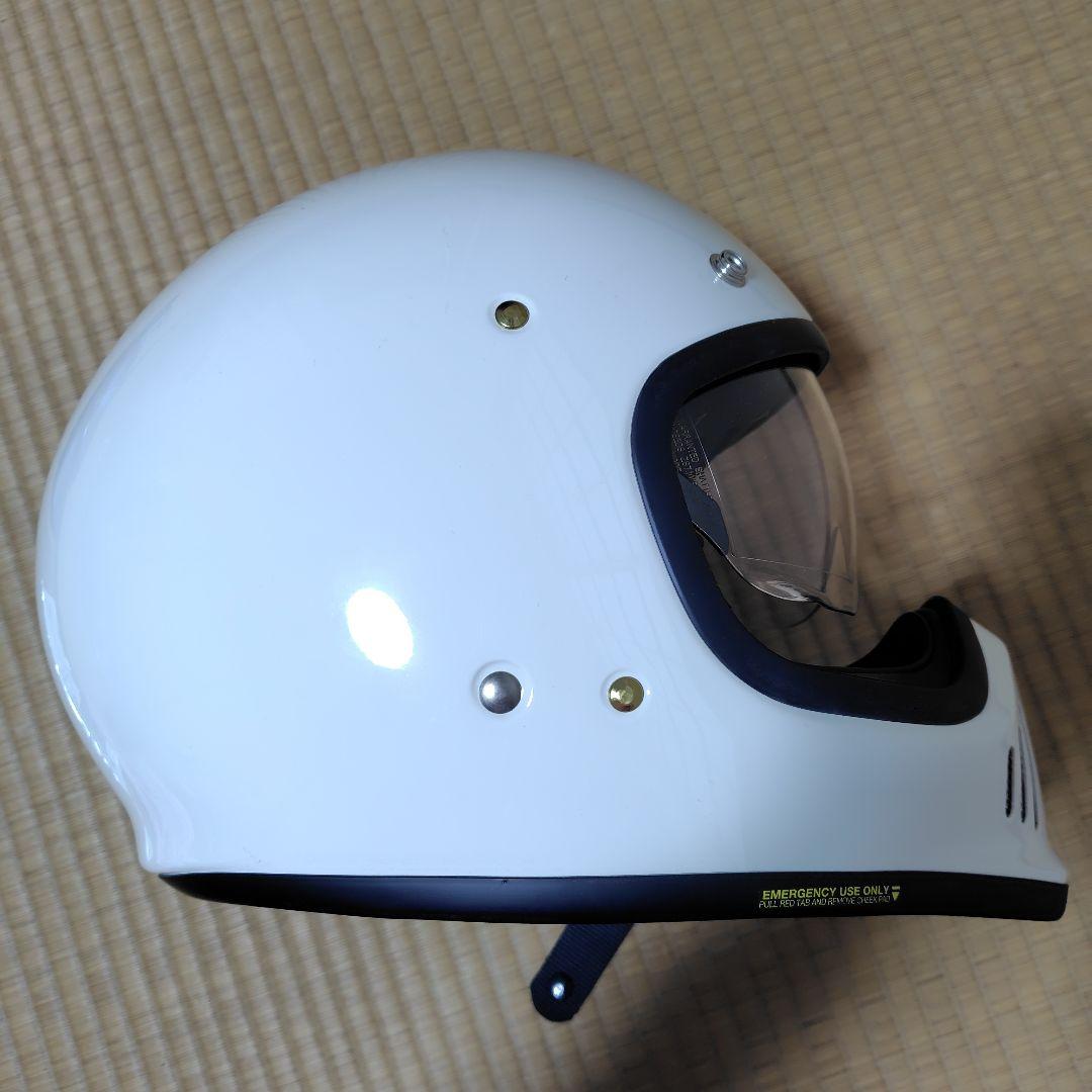 SHOEI EX-ZERO ホワイト フルフェイスヘルメット　Lサイズ　使用2回