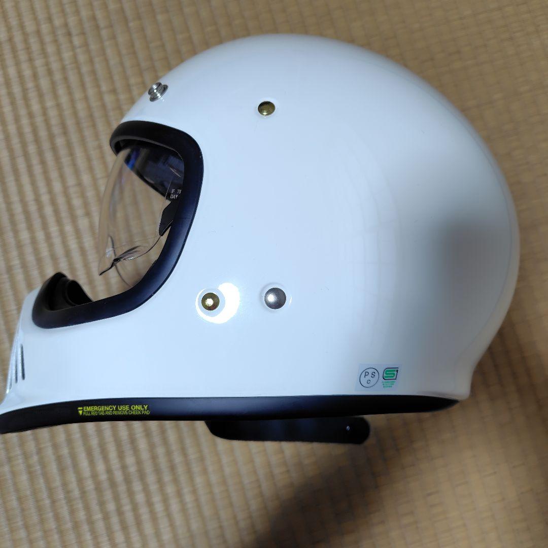 SHOEI EX-ZERO ホワイト フルフェイスヘルメット　Lサイズ　使用2回