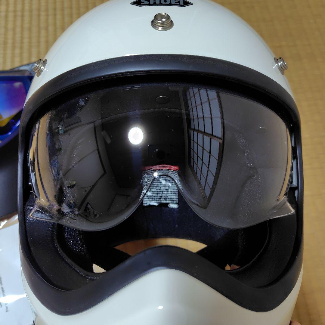 SHOEI EX-ZERO ホワイト フルフェイスヘルメット　Lサイズ　使用2回