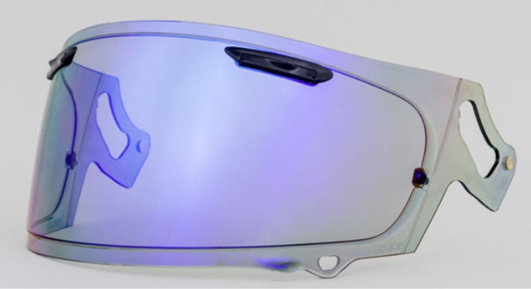 山城 EXTRA ミラーシールド Arai VAS-V セミスモーク/ブルー