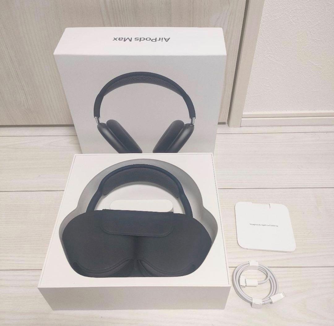 【美品】Apple AirPods Max スペースグレー Lightning