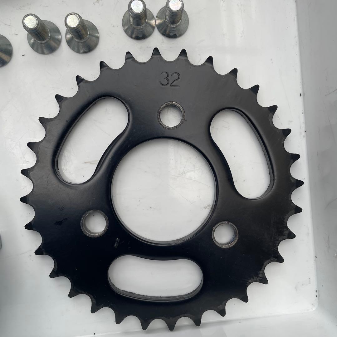 Gクラフト20mmオフセットスプロケットスペーサーKITACOスプロケット32T