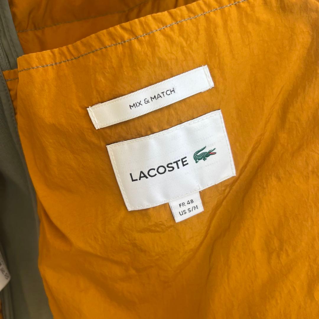 【美品】Lacoste カーキ キルティング ジャケット