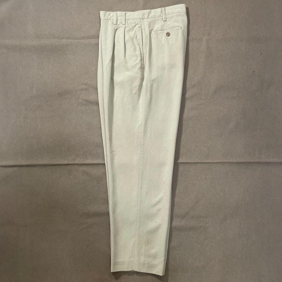 90s トミーバハマ シルク 2タック スラックス ビンテージ usa old