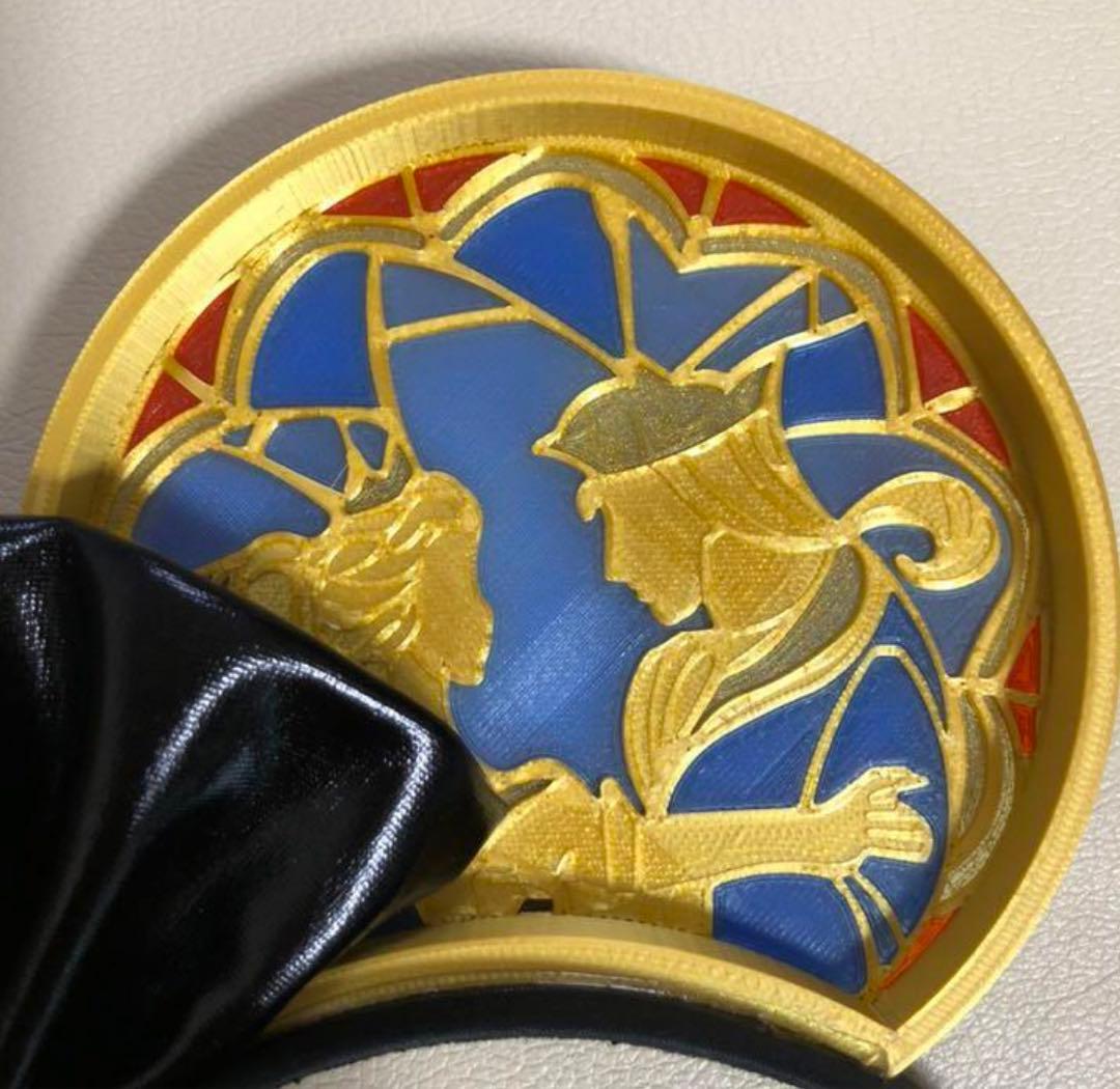 ディズニー　カチューシャ　美女と野獣