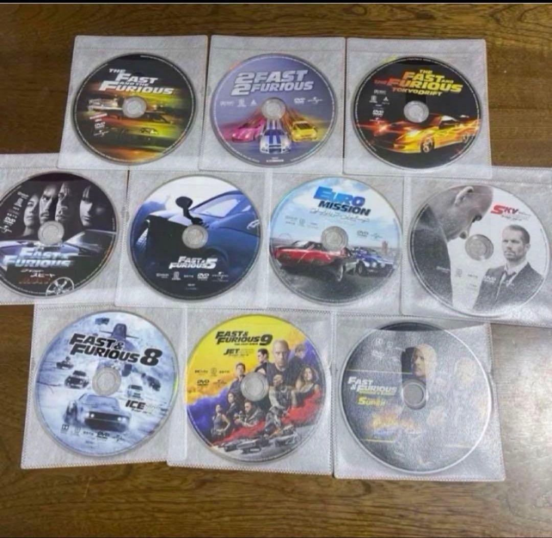 DVD吹替あり ワイルドスピード10作品のセットです
