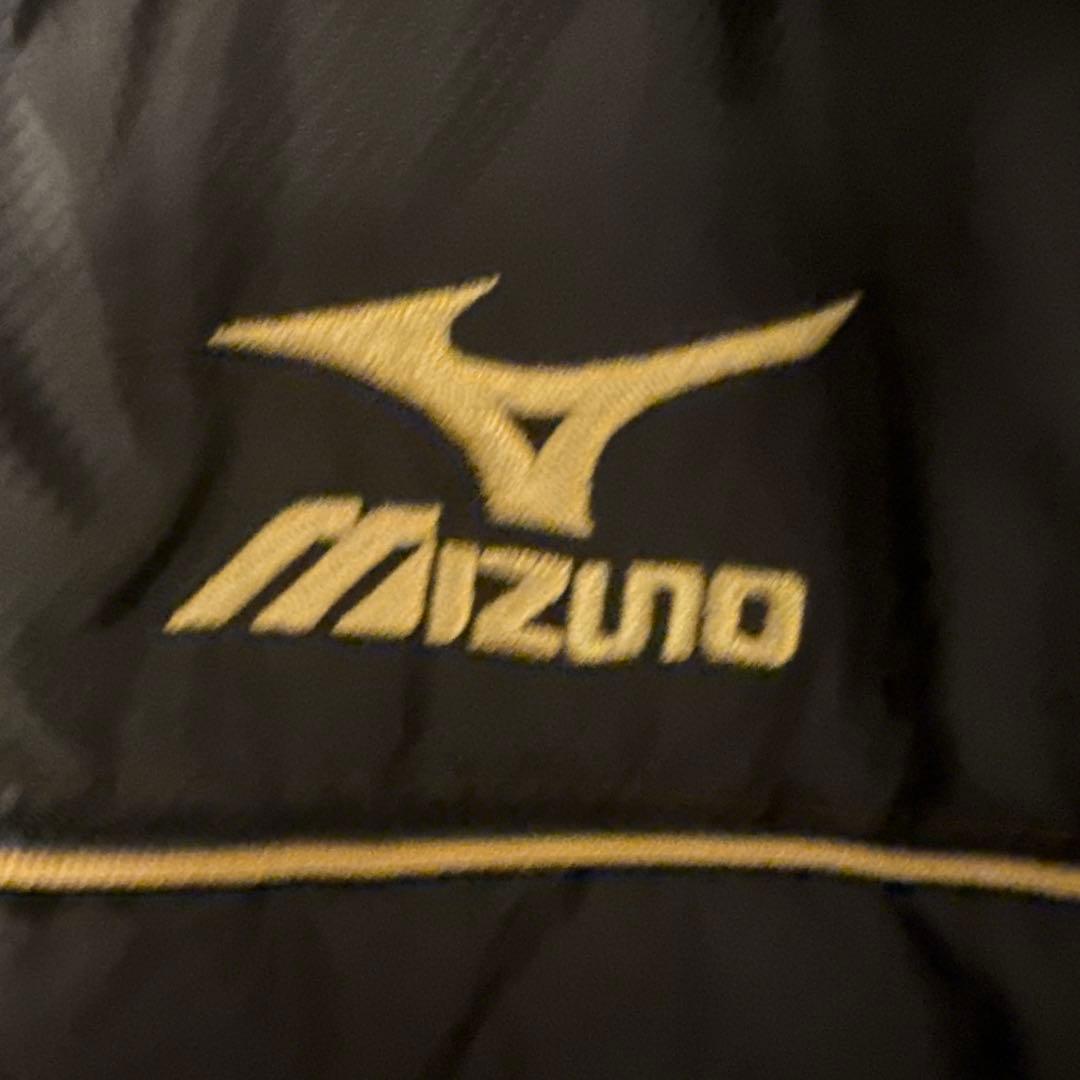 Mizuno フード付きベンチコートブラック XL