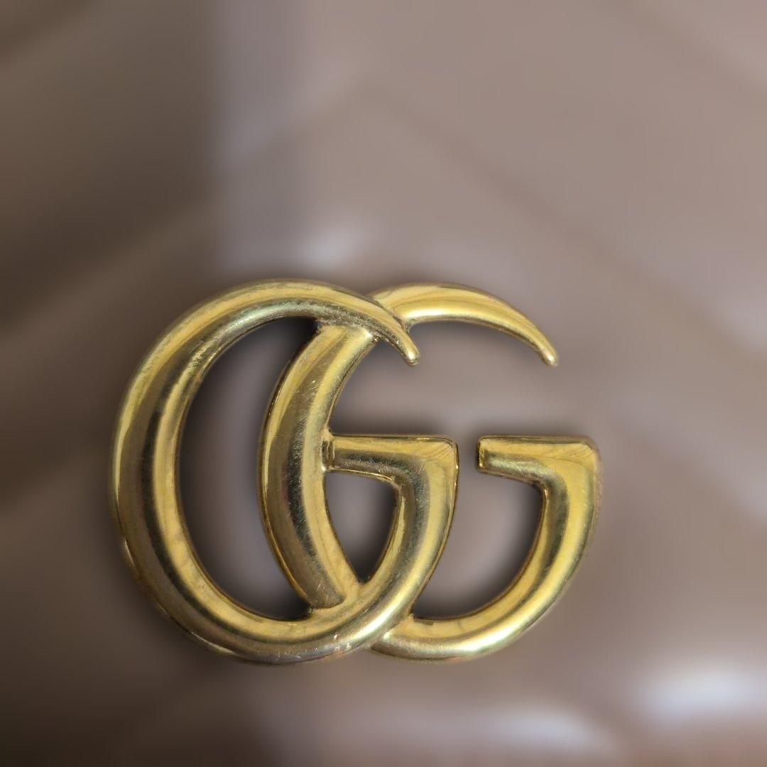 #新品同様　#GUCCI ハニーブラウン 長財布 GGロゴ#正規品