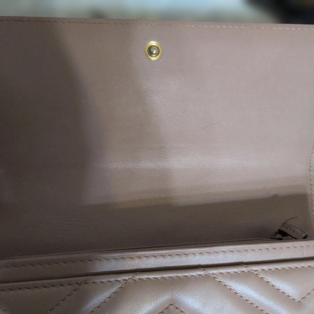 #新品同様　#GUCCI ハニーブラウン 長財布 GGロゴ#正規品