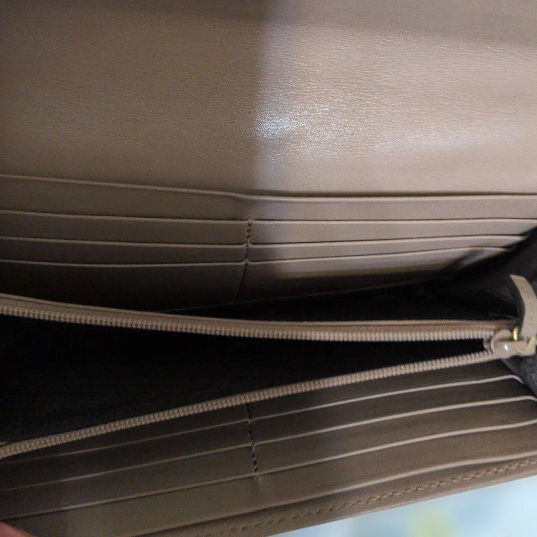 #新品同様　#GUCCI ハニーブラウン 長財布 GGロゴ#正規品