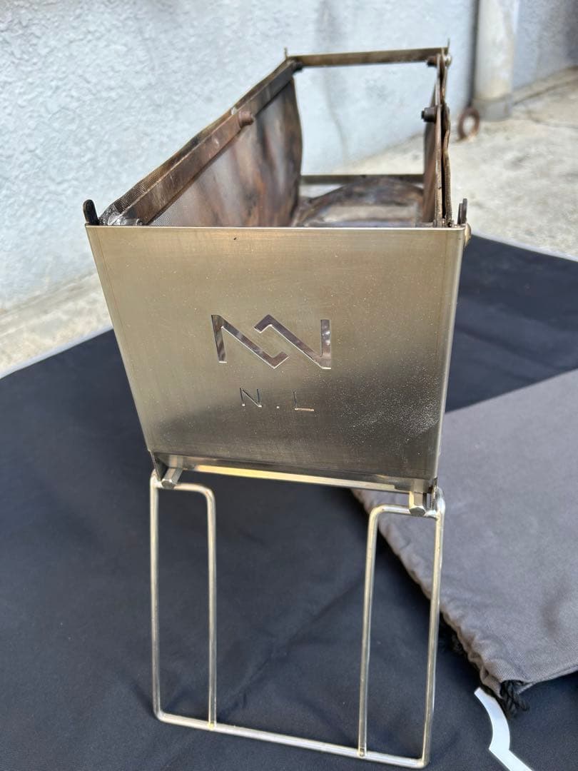 ノリノリライフ　ヨコナガメッシュ焚き火台、スライドゴトクセット