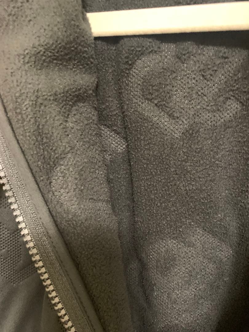 JACK BUNNY暖かい中綿ベストワンピース ブラック/ホワイト　レディース