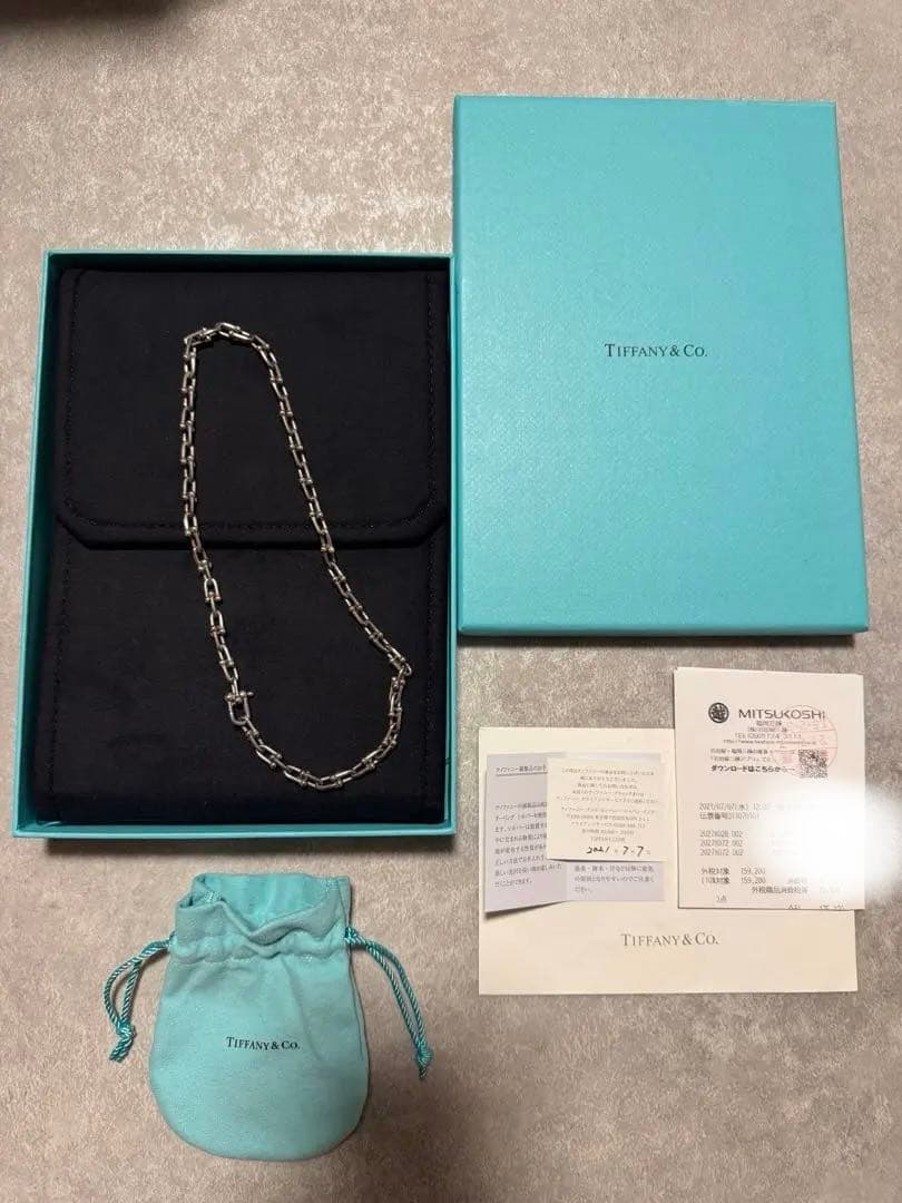 正規品　ティファニー ハードウェア　スモール リンク ネックレス