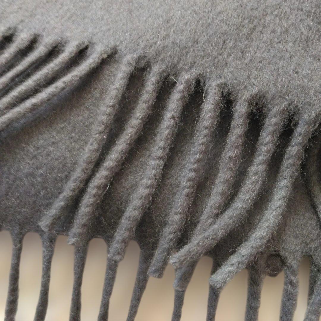 LOUIS VUITTON グレー カシミヤ マフラー