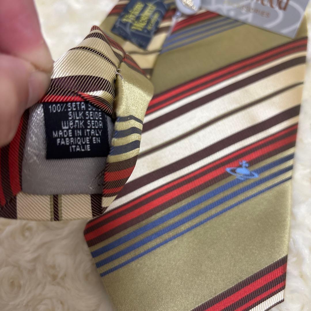 【Vivienne Westwood 】新品・未使用シルク ネクタイ