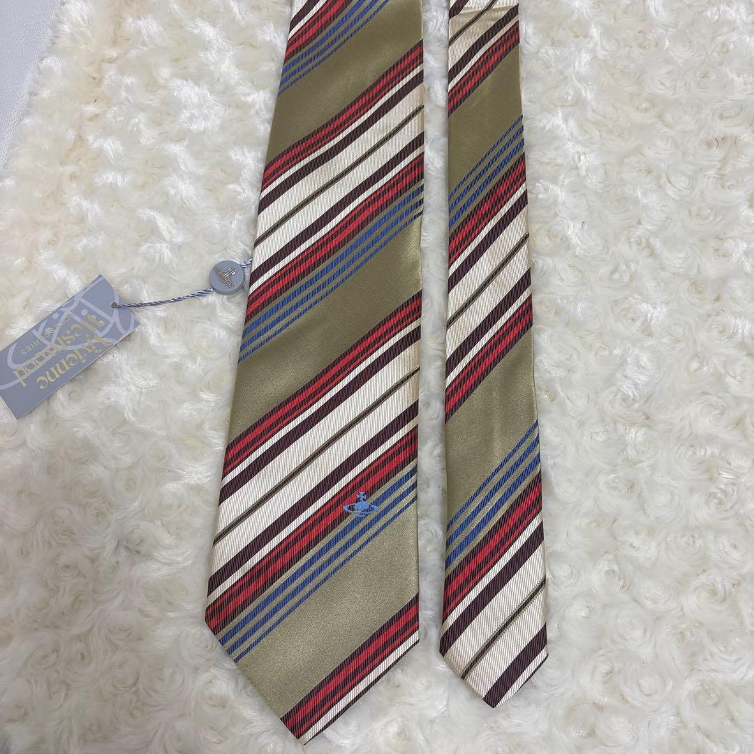 【Vivienne Westwood 】新品・未使用シルク ネクタイ
