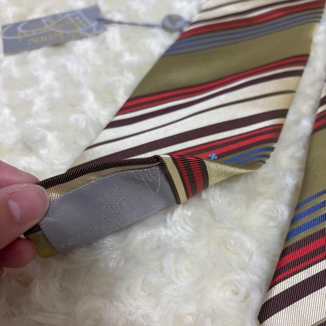 【Vivienne Westwood 】新品・未使用シルク ネクタイ