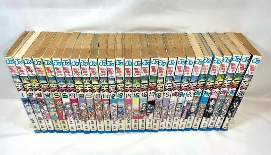 【全巻初版/コミックニュース付き】聖闘士星矢 1～28巻 完結セット