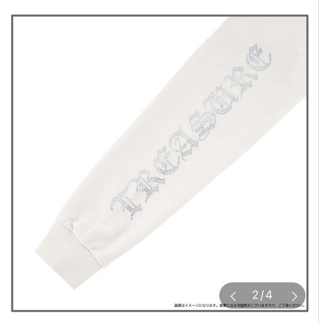 TREASURE PULSE ON ジップアップフーディー S/White