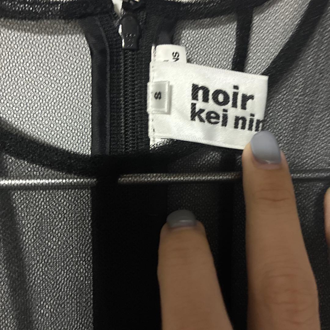 noirkeininomiya ギャルソン　2025AW チュールワンピース