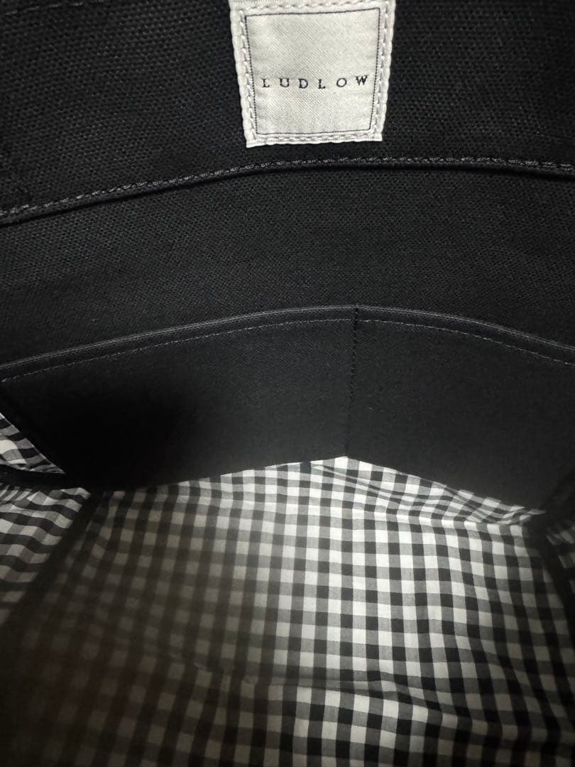 LUDLOW【未使用品・タグ付き】グレープハンドルトートバッグ