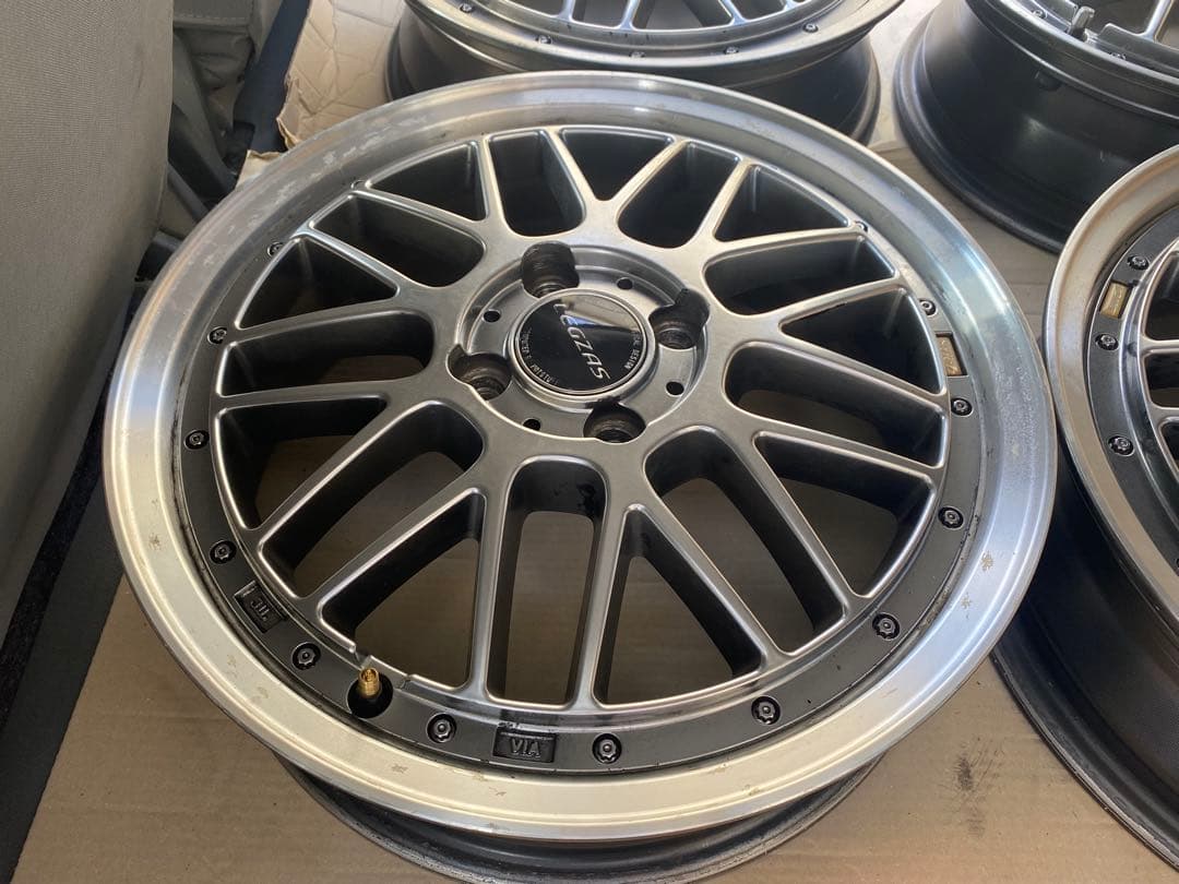 【ゴリさん】16インチ4本セットレグザスメッシュ5J-16 レストアベース