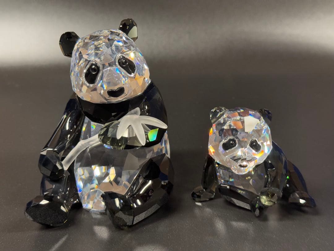 スワロフスキー 2008年 ワイルドライフ 希少な野生動物 パンダ SCS限定