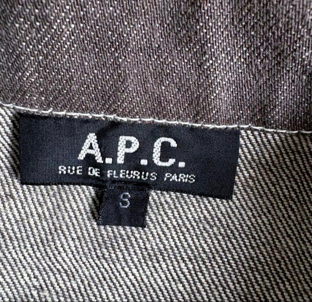 A.P.C. denim jacket 2nd　セカンド　ブラック　黒　Gジャン